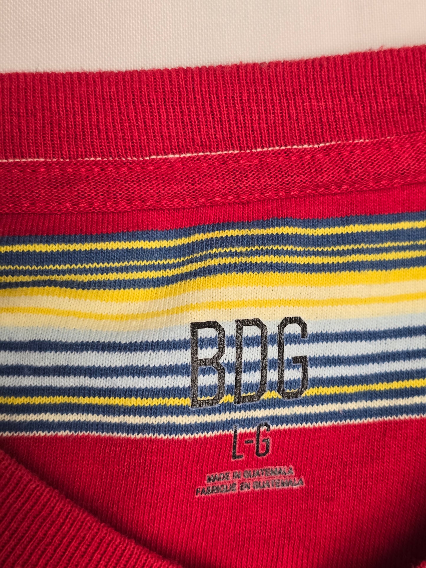 BDG Stripe Crop Tee