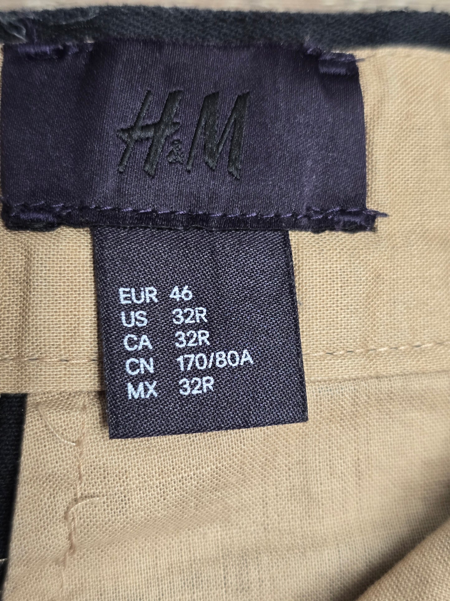 H&M Black Straight-Leg Trousers