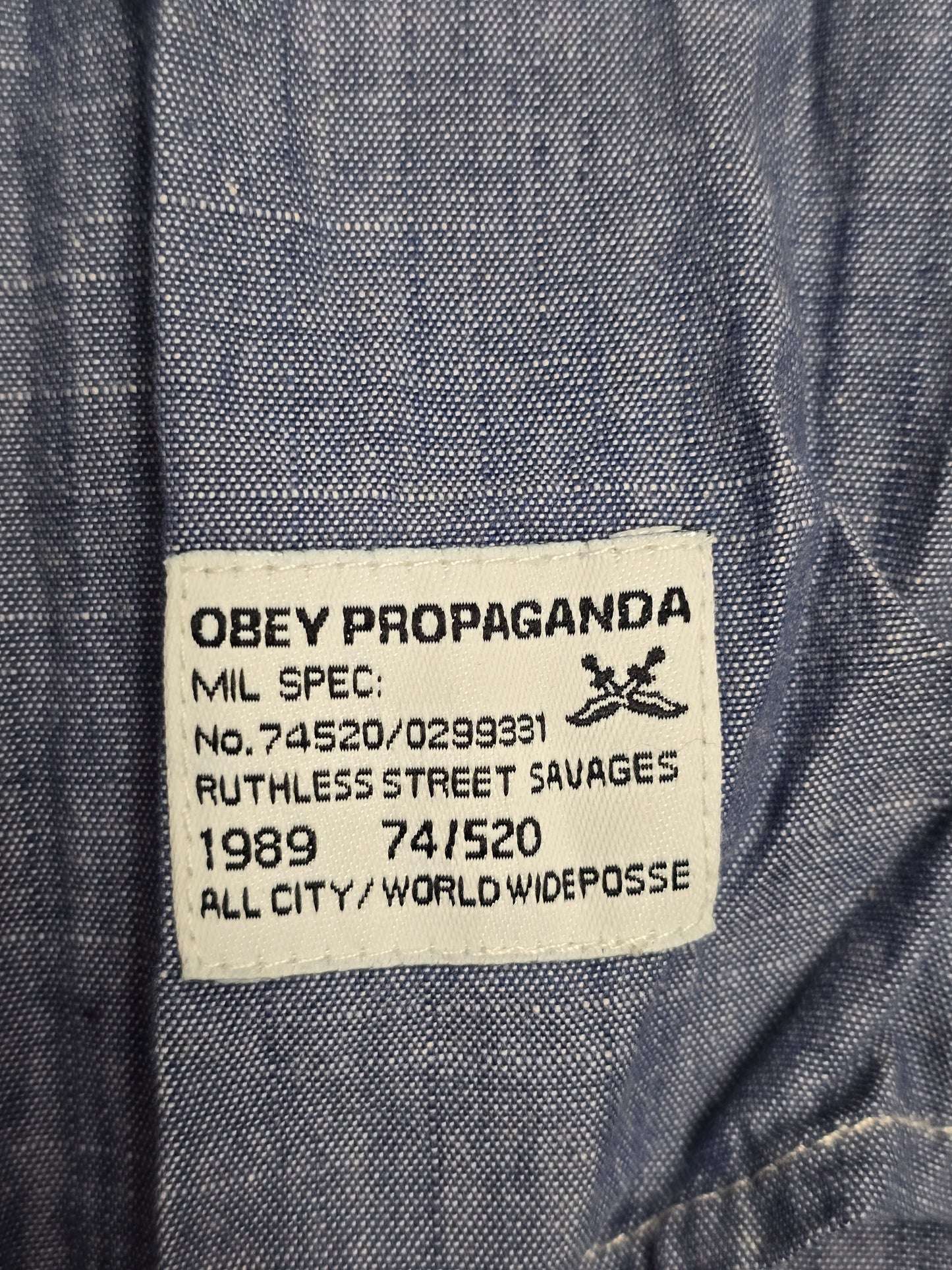 Obey Button-Up