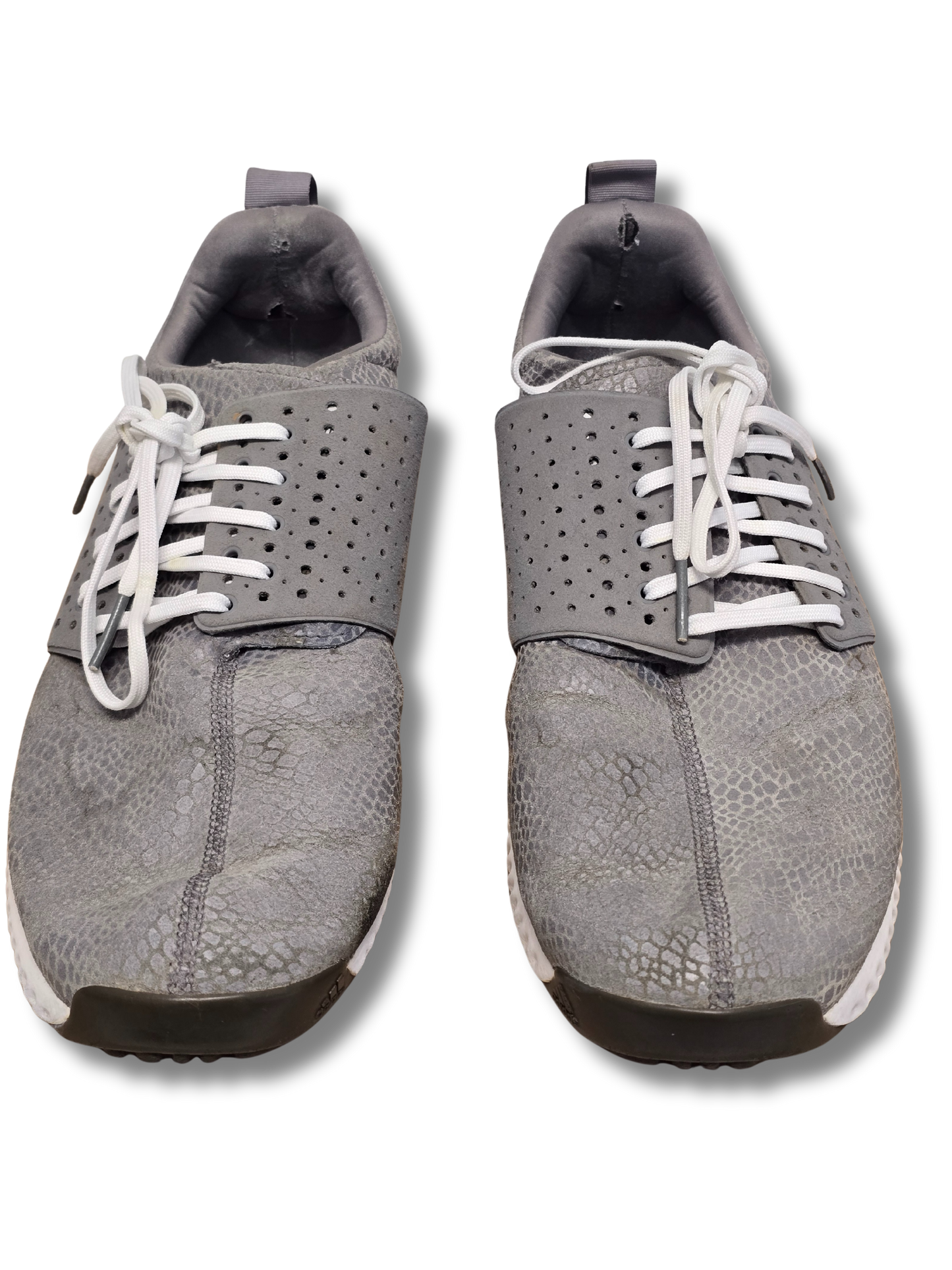 Adidas Grey Snakeskin Sneakers
