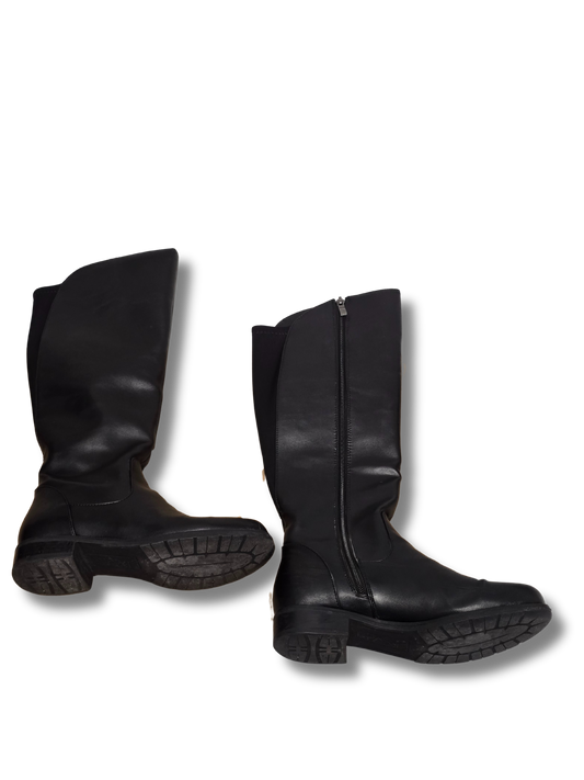 Taxi Black Riding Boots