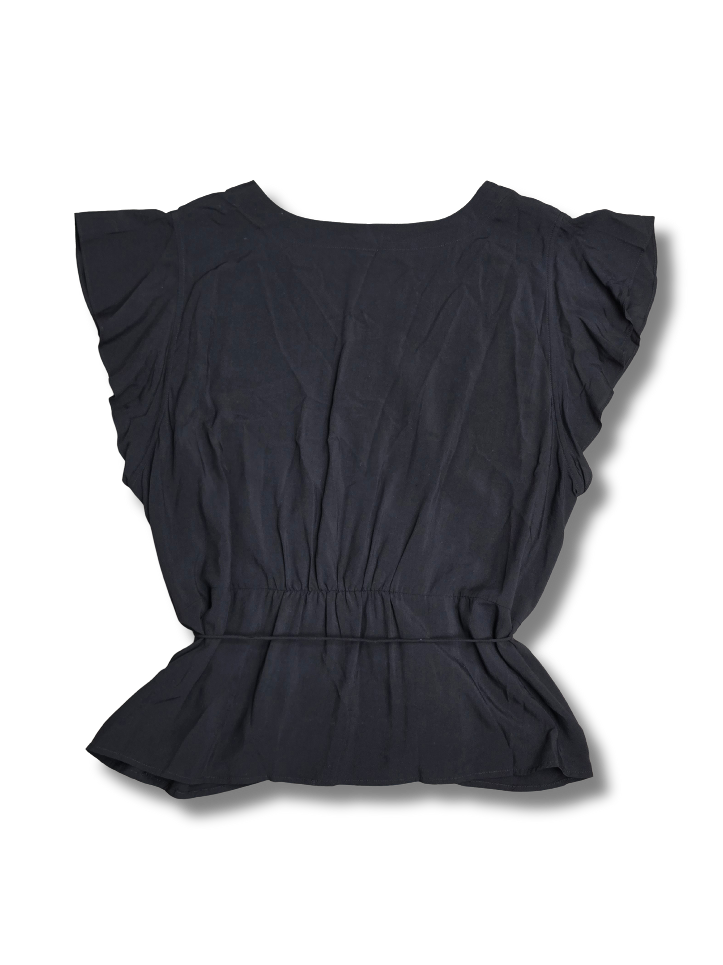 J. by J.Crew Black Wrap Blouse