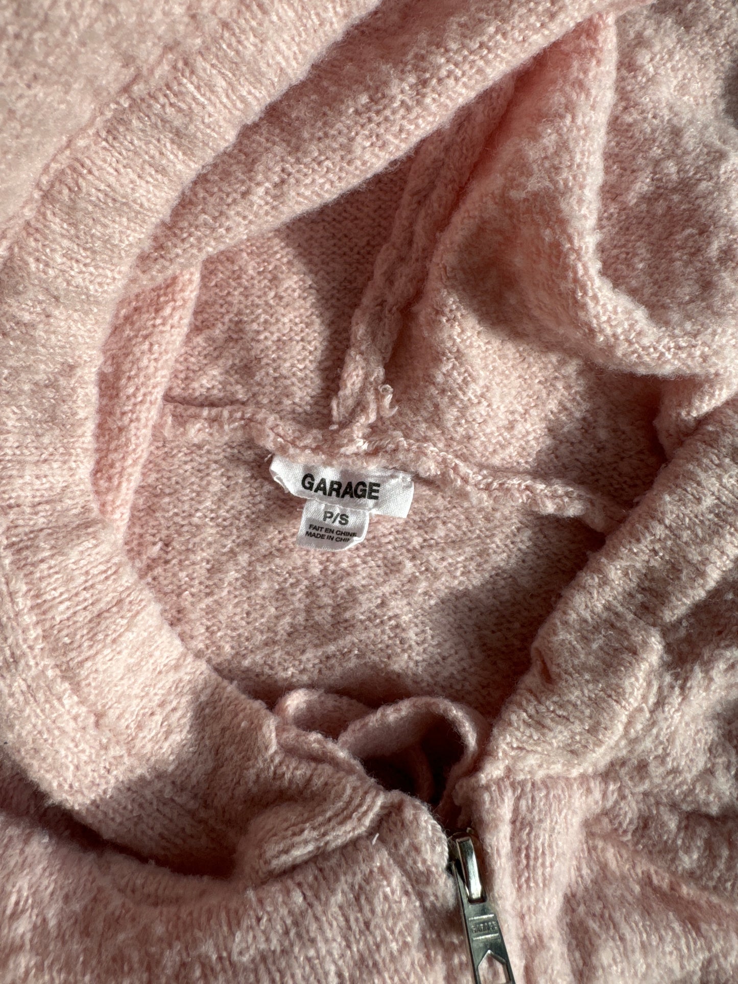 Pink Garage Y2K Zip Up Hoodie