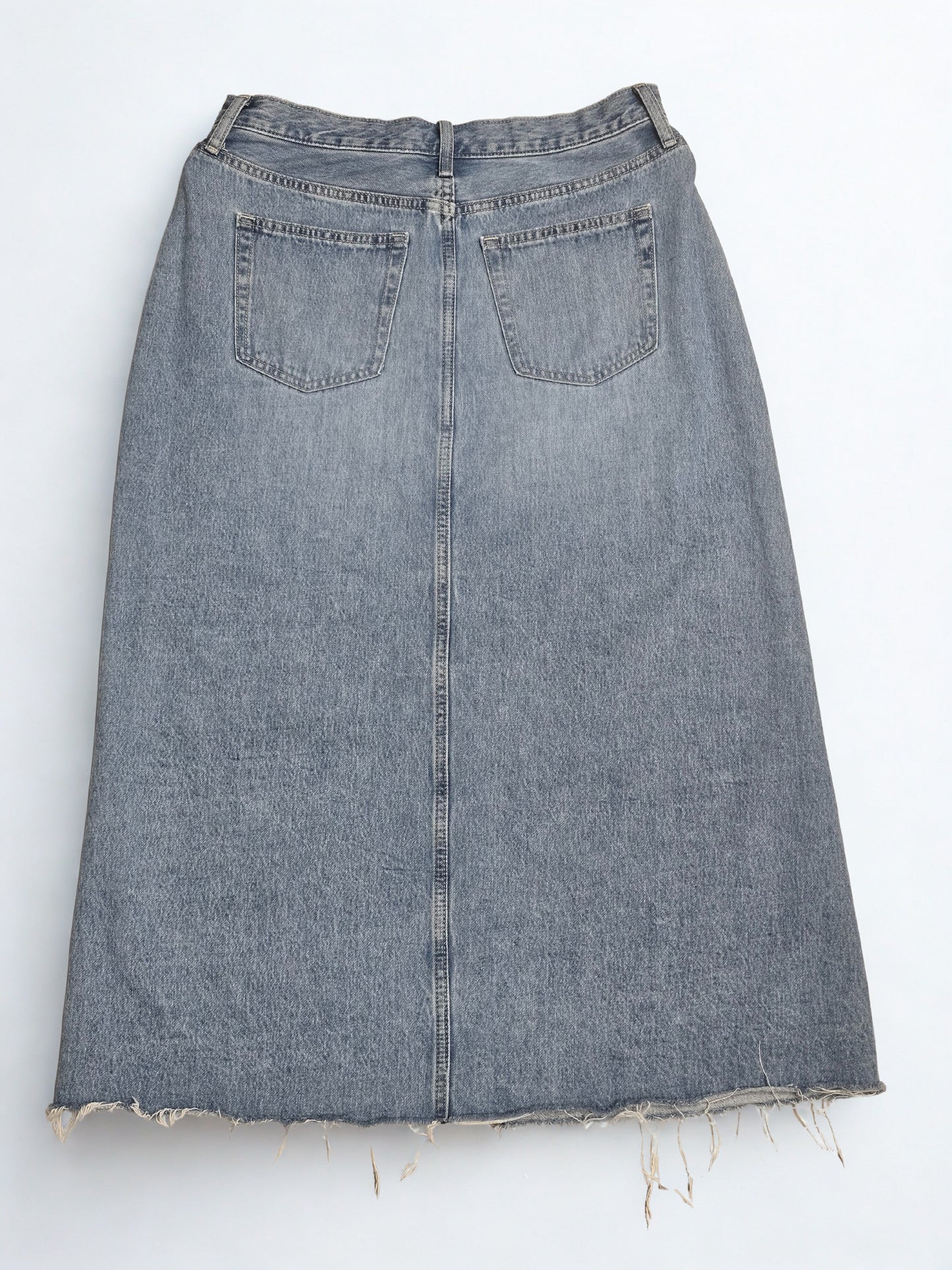 Denim Uniqlo Midi Skirt