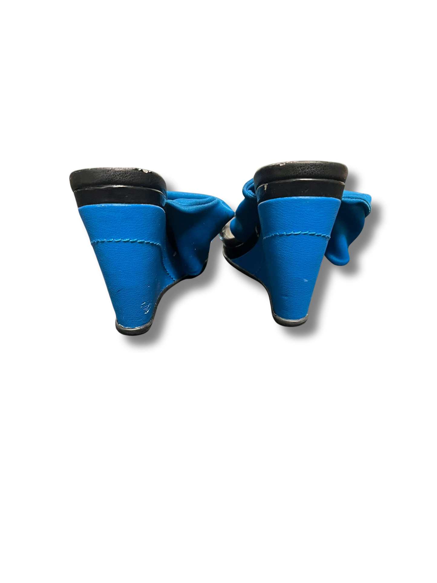 Kenneth Cole Reaction Blue Wedge Sandals