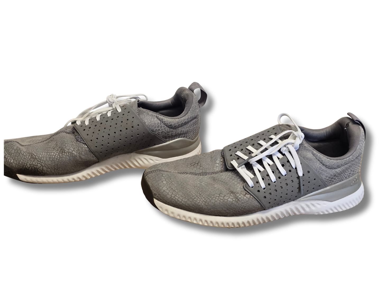 Adidas Grey Snakeskin Sneakers