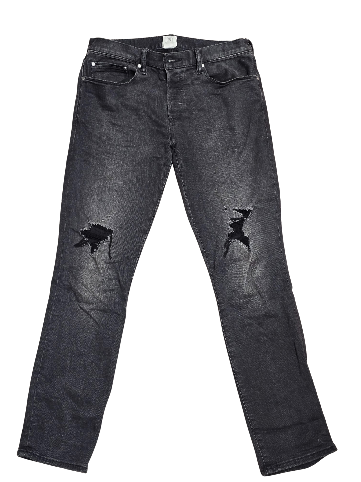 GAP x John Elliott Distressed Slim Jeans