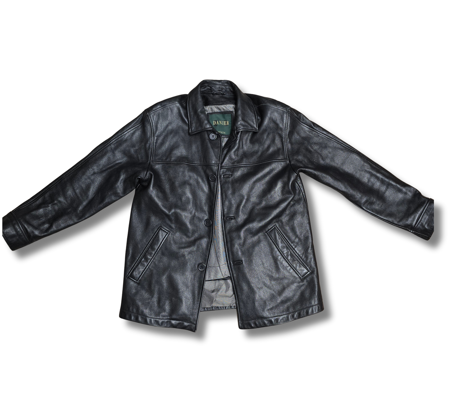 Danier Genuine Leather Black Jacket