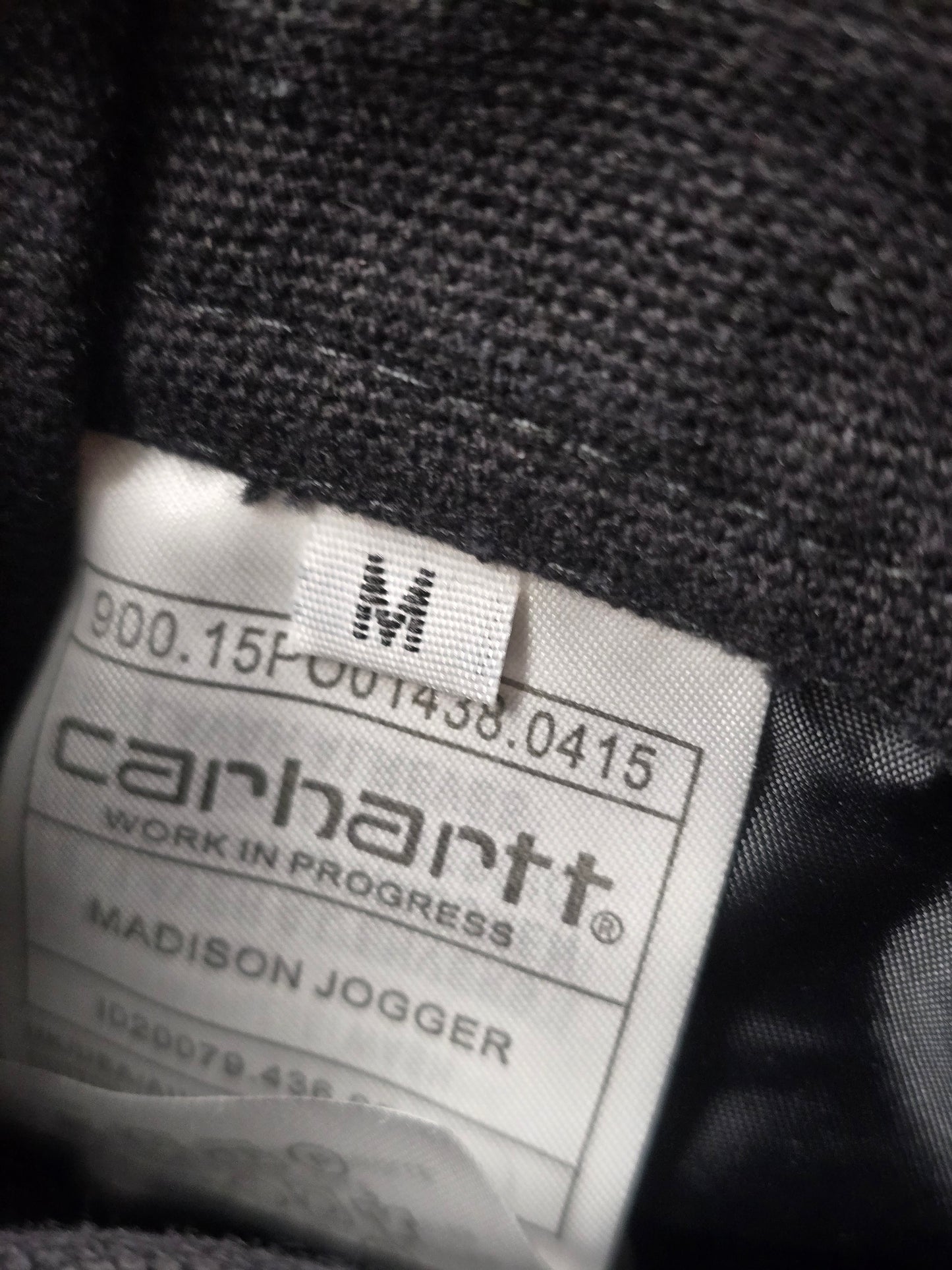 Carhartt WIP Black Canvas Overalls