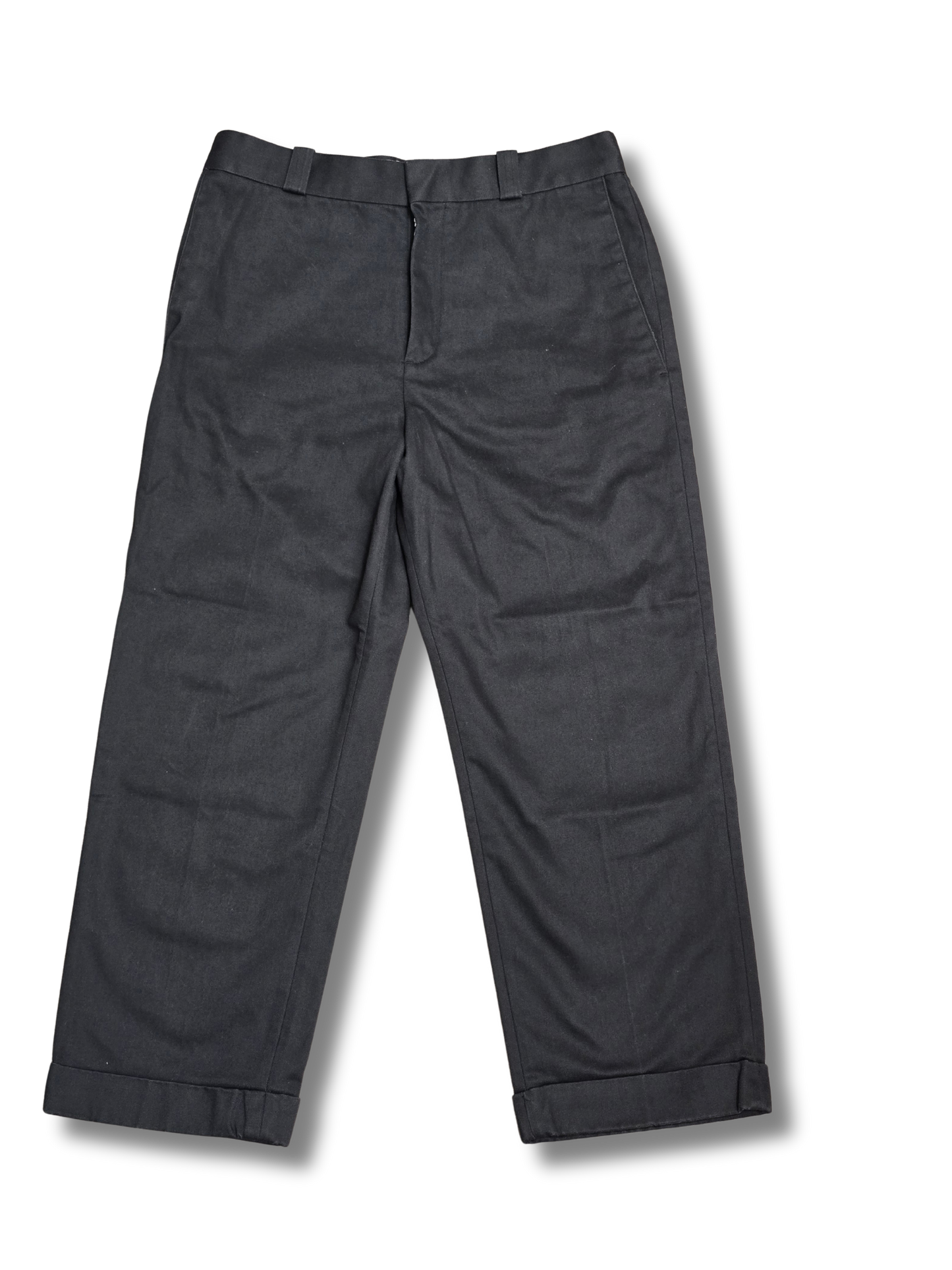 H&M Black Straight-Leg Trousers