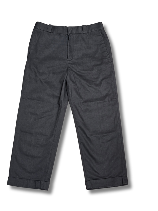 H&M Black Straight-Leg Trousers