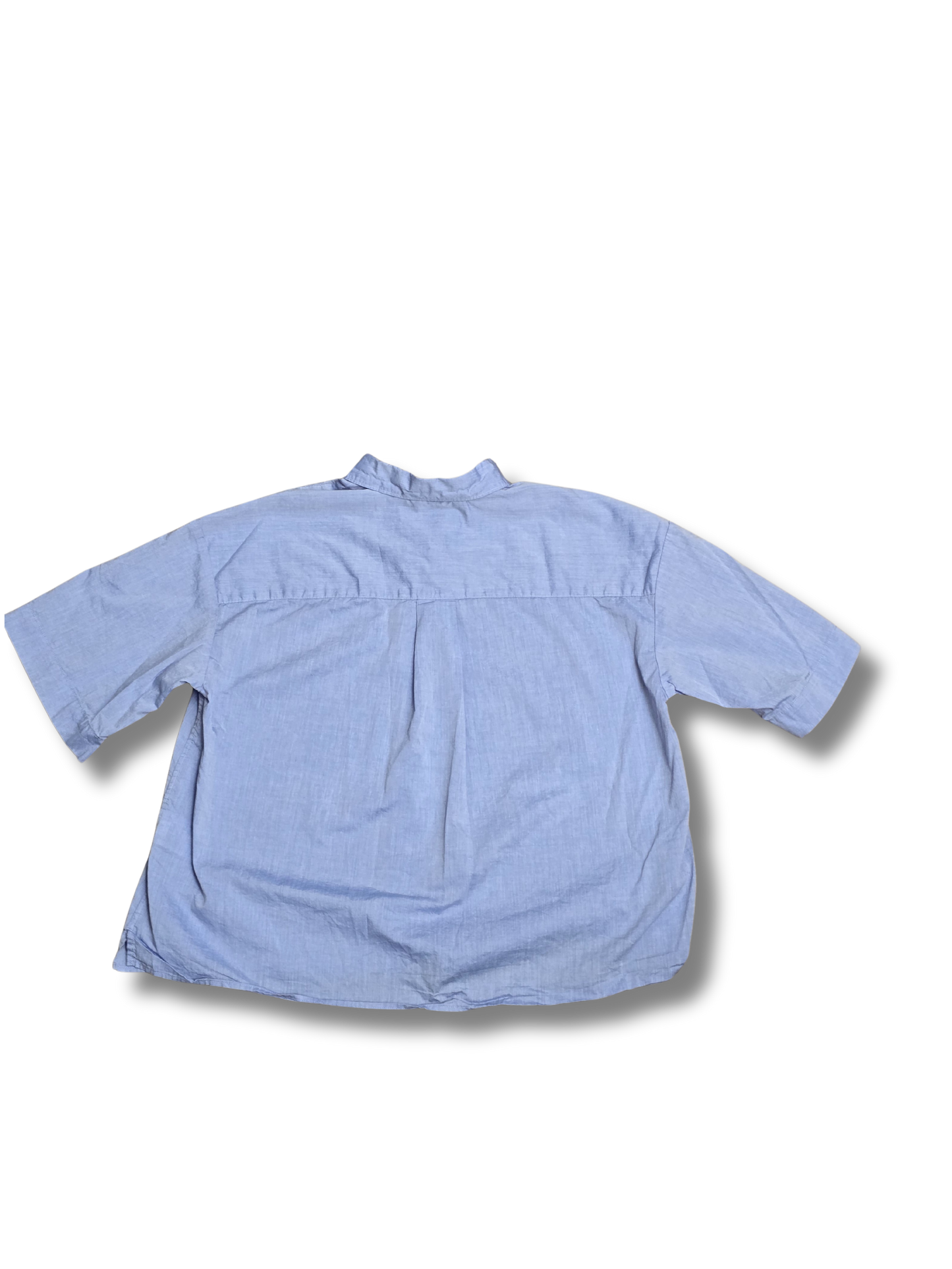 Uniqlo Light Blue Short Sleeve Button-Up Shirt