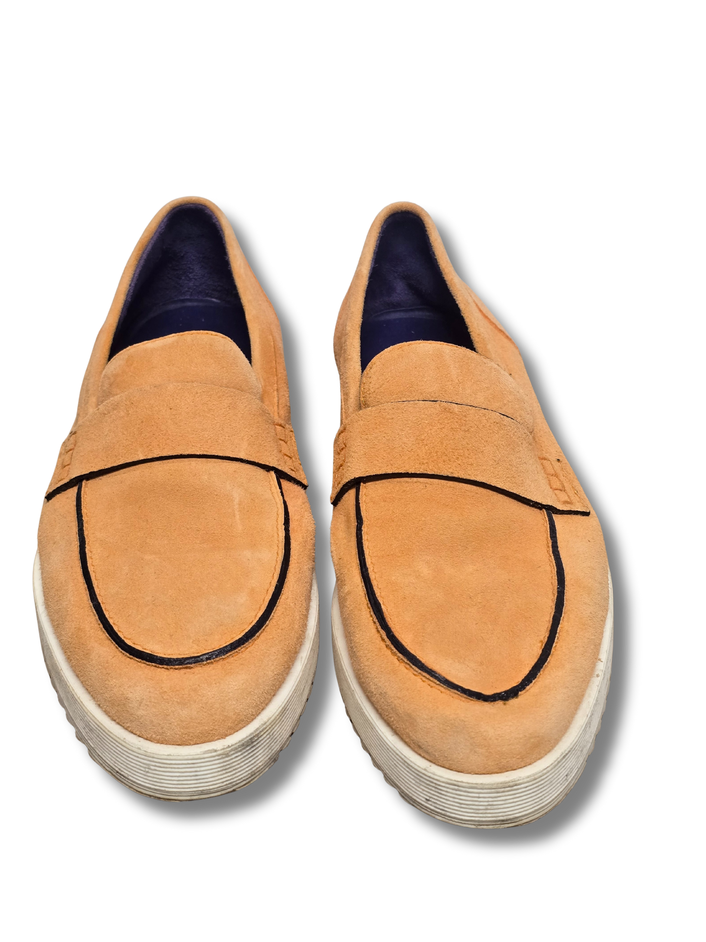 Tan Suede Loafers