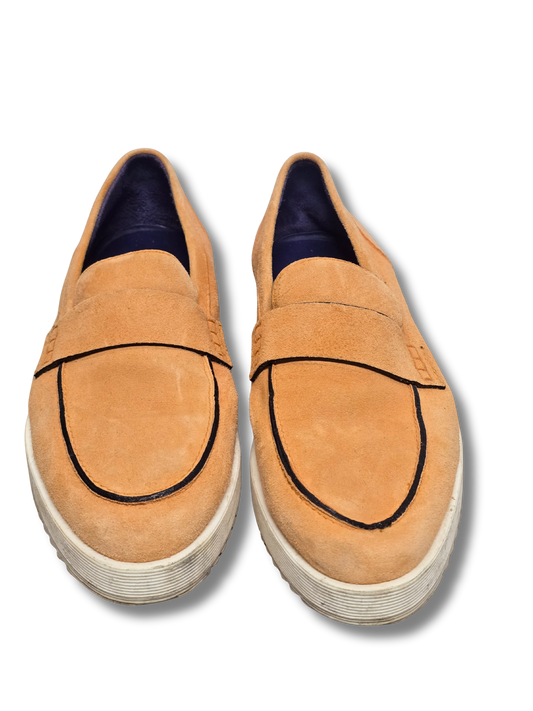 Tan Suede Loafers