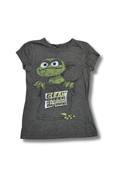 Oscar the Grouch "Mean Green Recycling Machine" Tee