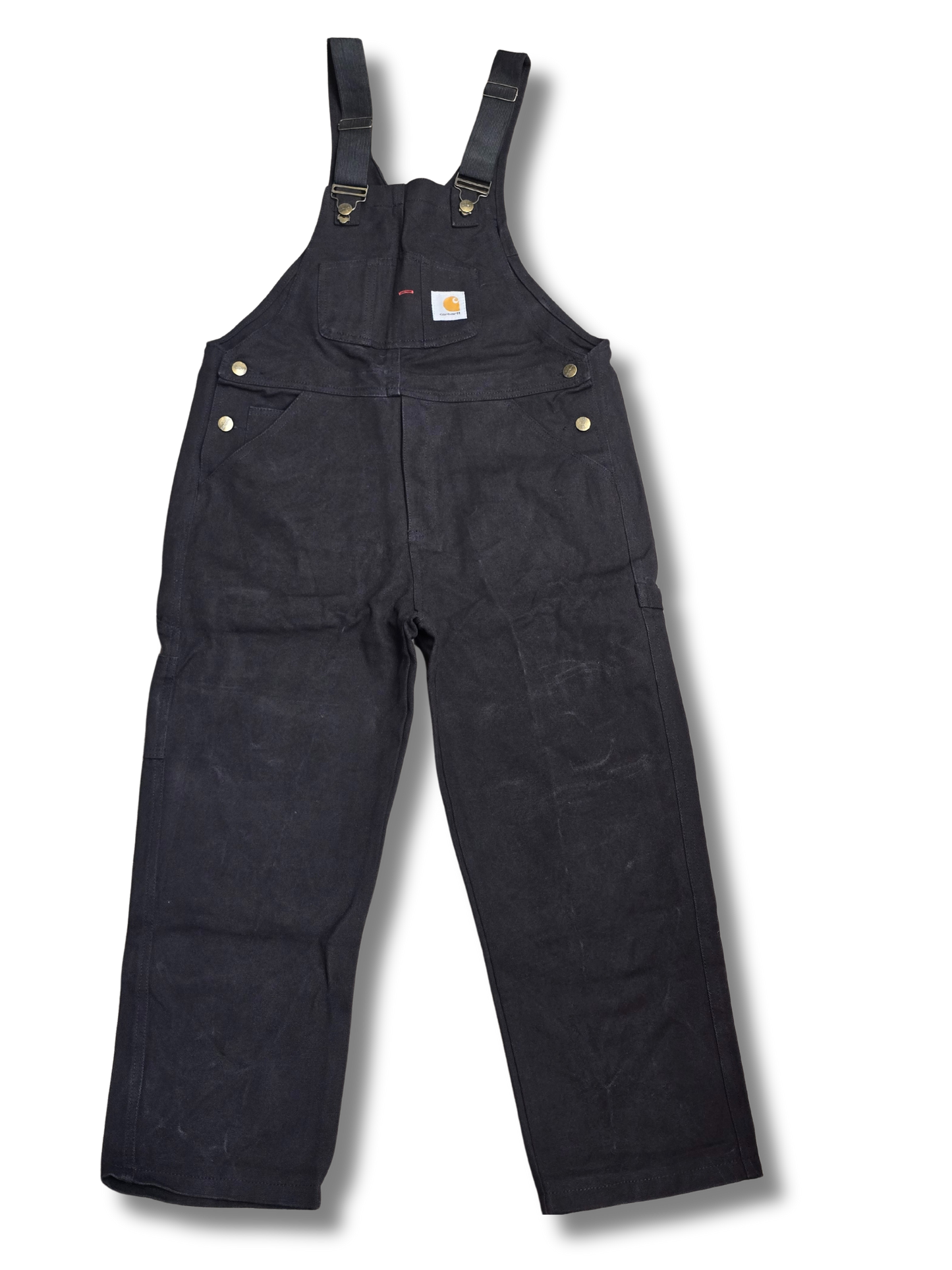 Carhartt WIP Black Canvas Overalls