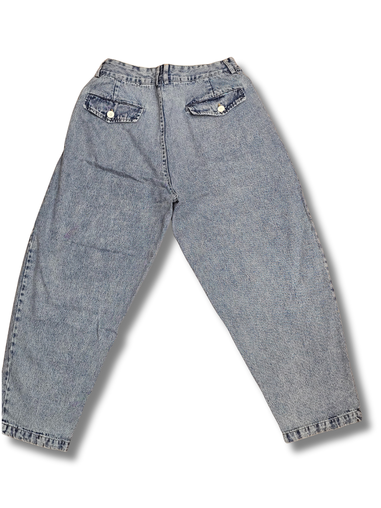 MRGGR Studio Light Wash Pleated Jeans