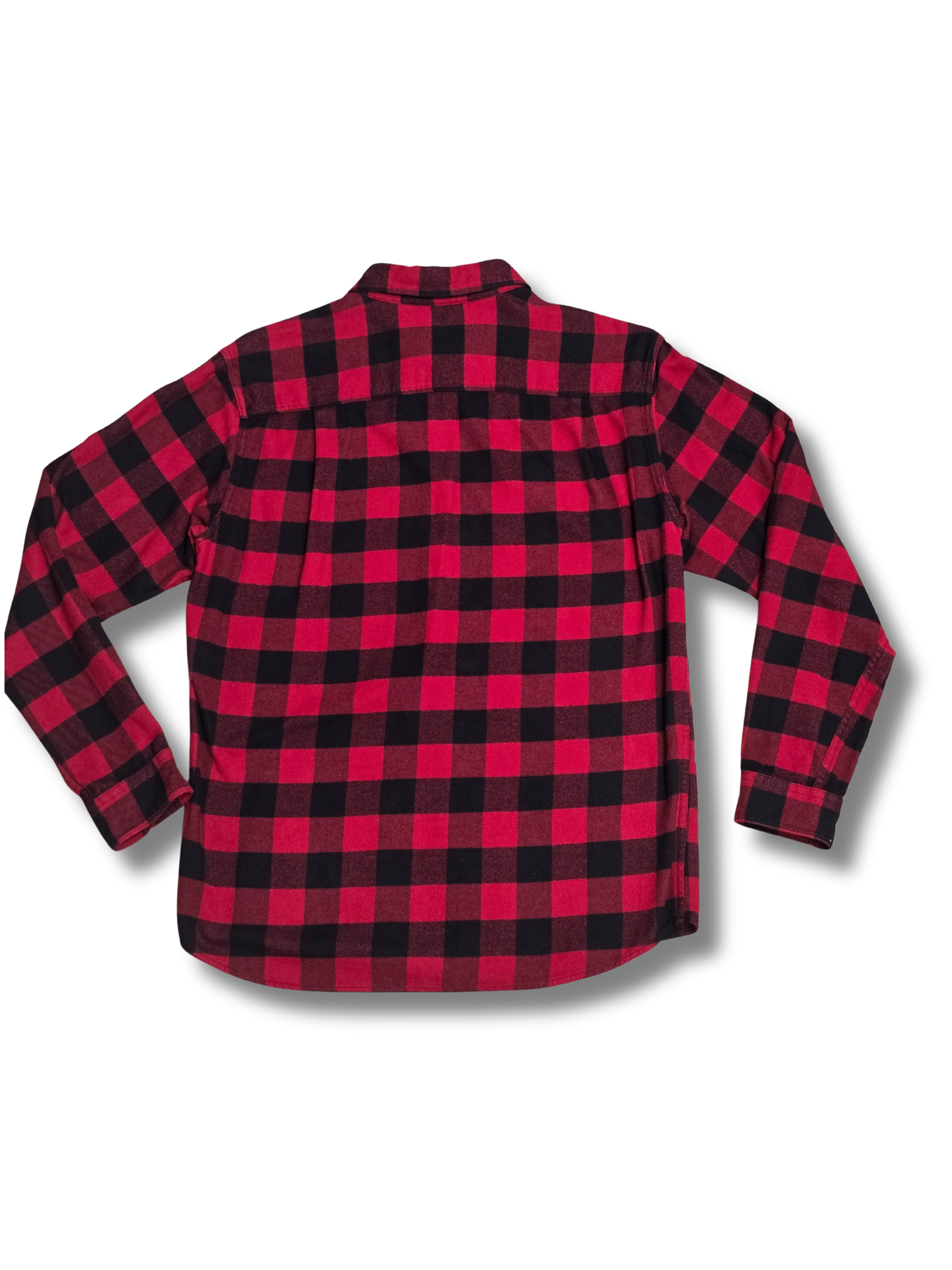 Uniqlo Red & Black Checkered Flannel