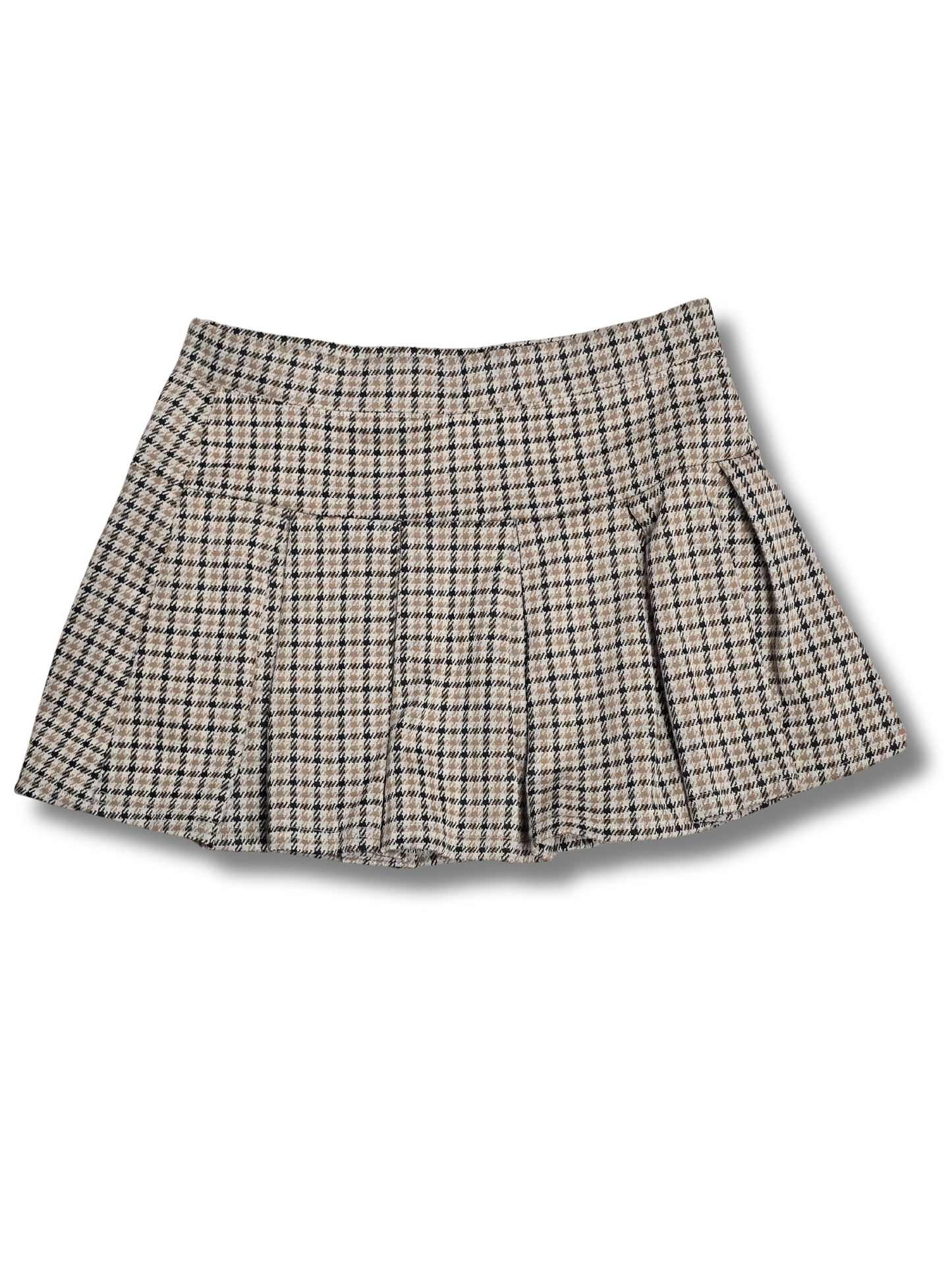 American Eagle Plaid Pleated Mini Skirt