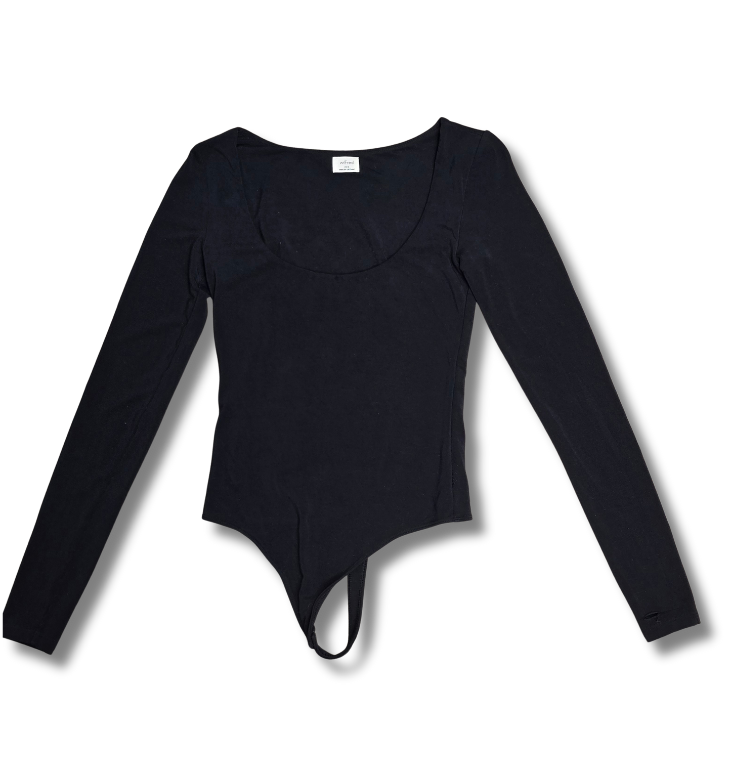 Wilfred Black Long Sleeve Bodysuit
