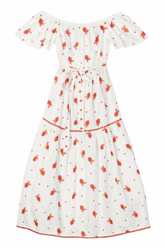 Anthropologie Dress with Flower Print