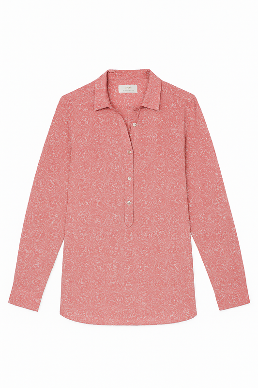 Uniqlo Pink Polka Dot Shirt