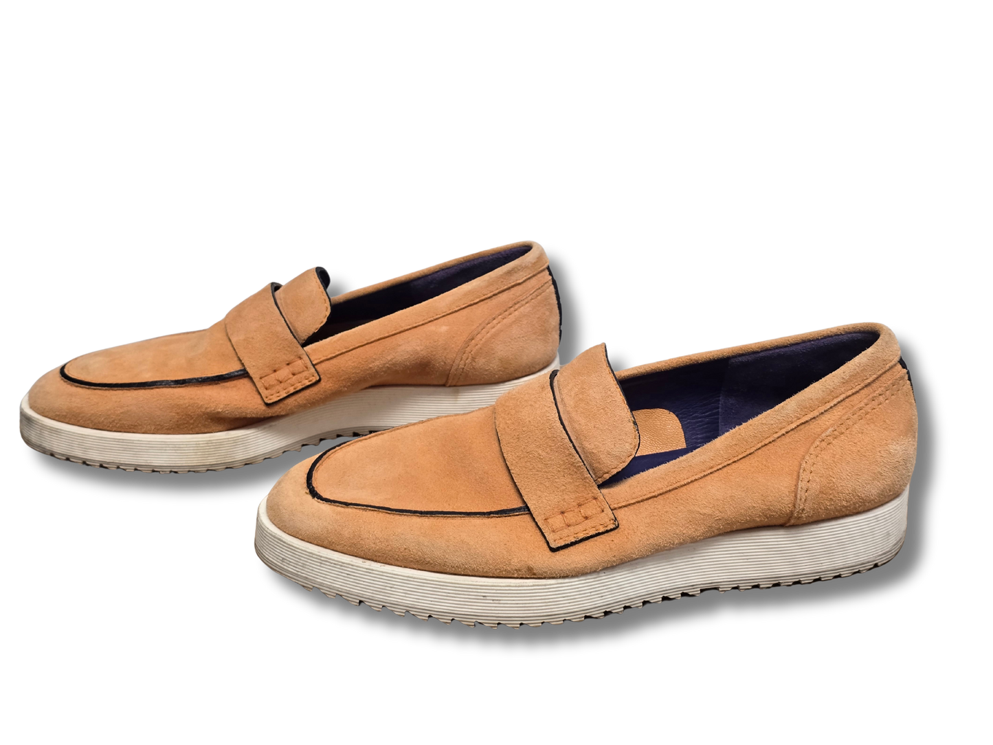 Tan Suede Loafers