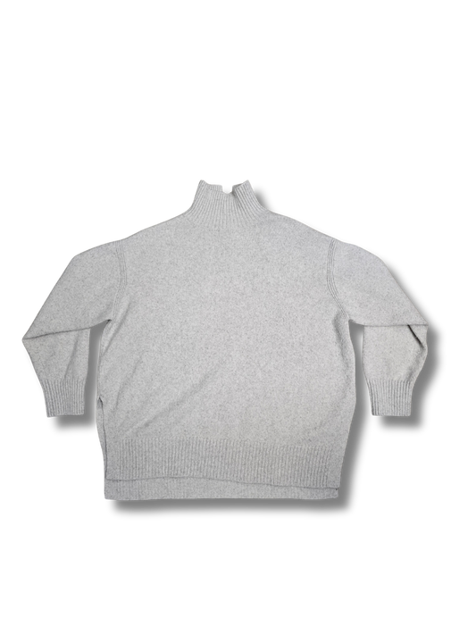 H&M Women’s Light Grey Mock Neck Sweater