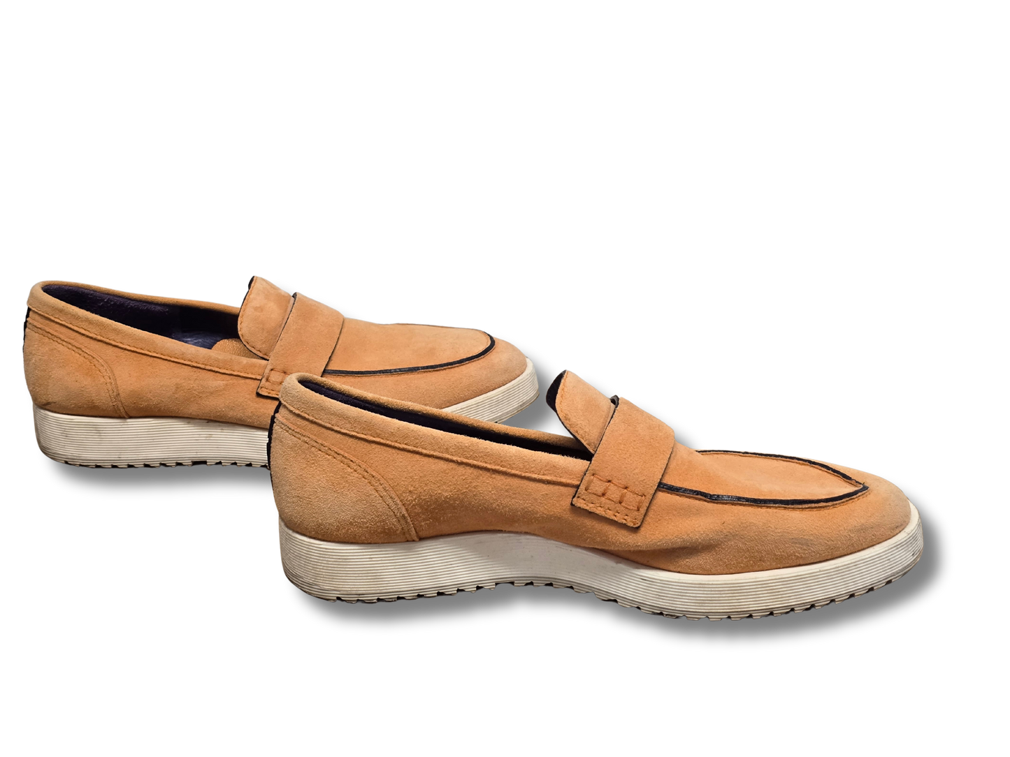Tan Suede Loafers