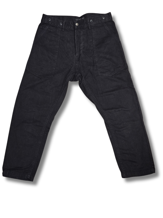 Zara Man Black Denim Pants