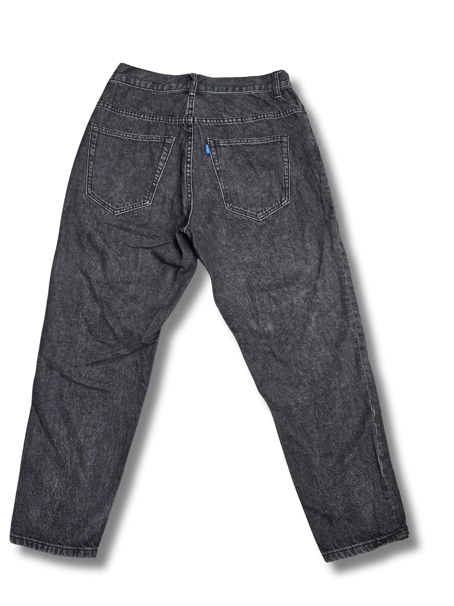 BEAMS Black Washed Jeans